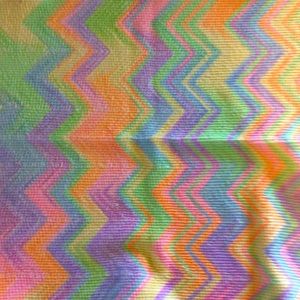 Multicolored woven 40” x 32” Baby Quilt - new